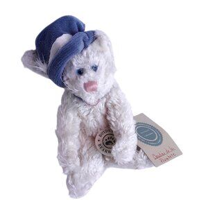 Boyds Bearwear Claudine De La Plumtete Plush Teddy Bear W/ Blue Hat & Tag